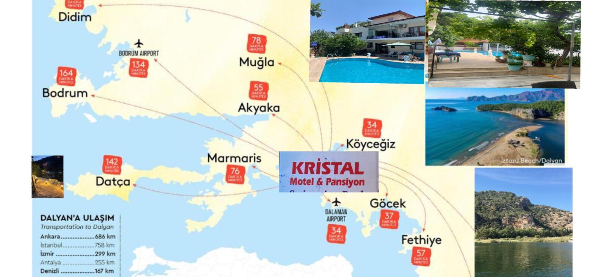 Kristal Pansiyon Bed & Breakfast Dalyan Exterior photo